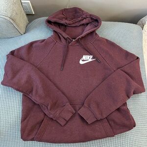 Maroon Nike hoodie